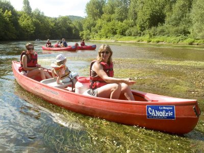 Canoë sur la Vézère