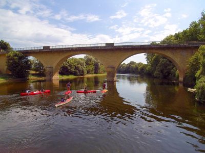 Parcours canoe Vézère et Dordogne
