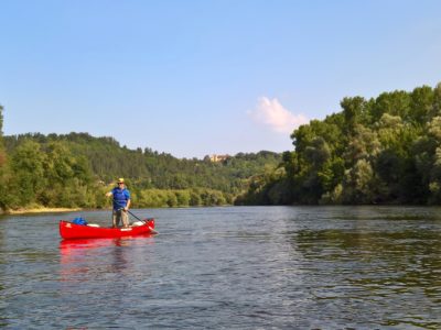 the Dordogne river