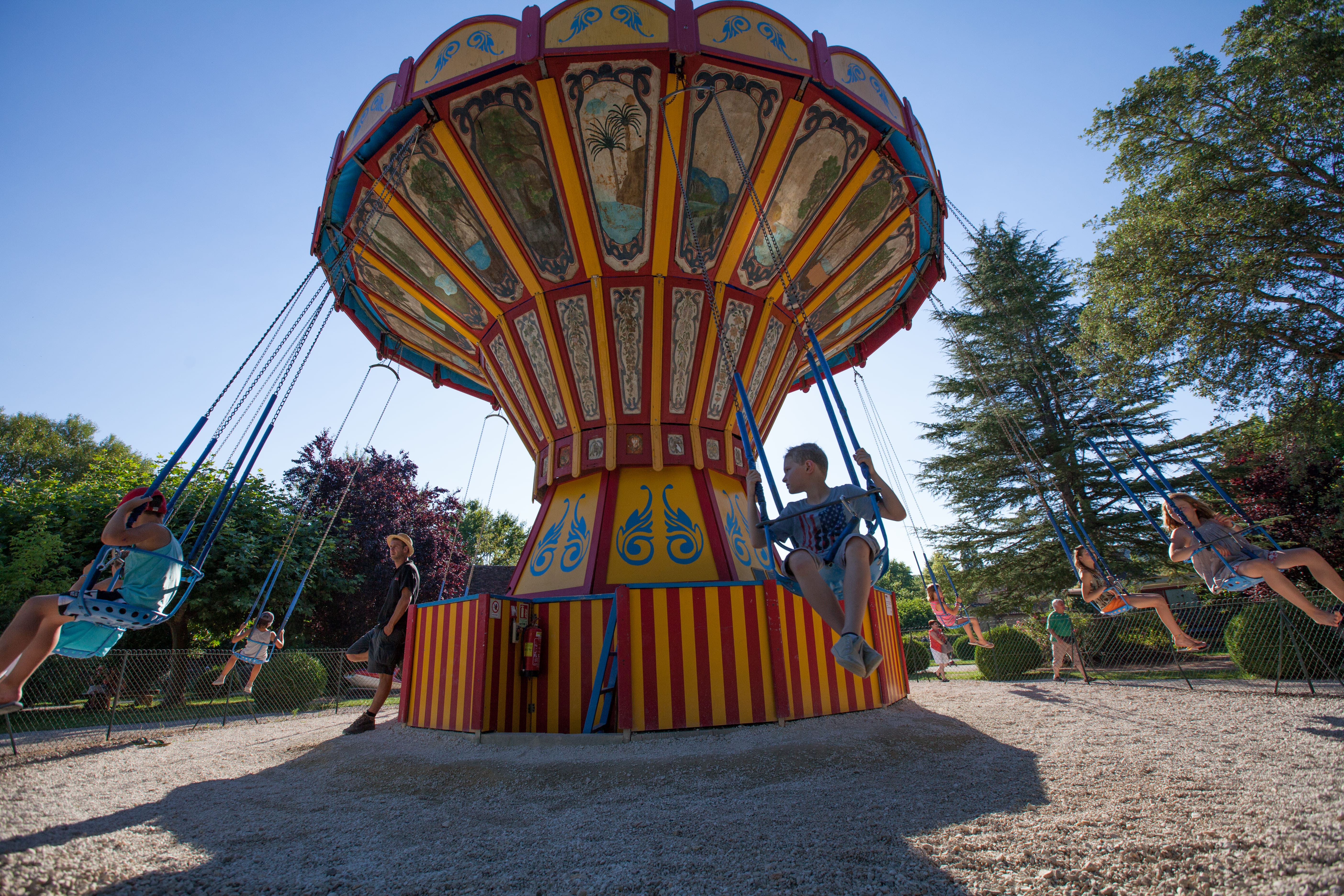 Manèges chaises volants Parc du Bournat