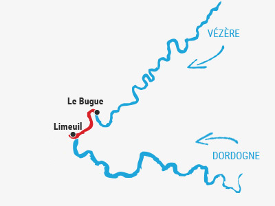 Le Bugue ➤ Limeuil