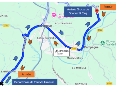 Electric bike ride Limeuil ➤ Saint Cirq